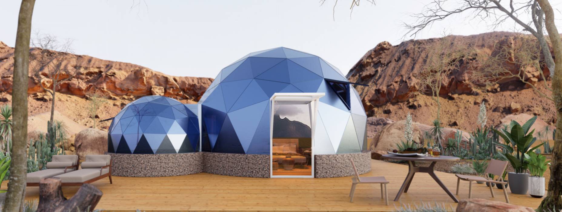 深州市球形智能光伏玻璃星空房